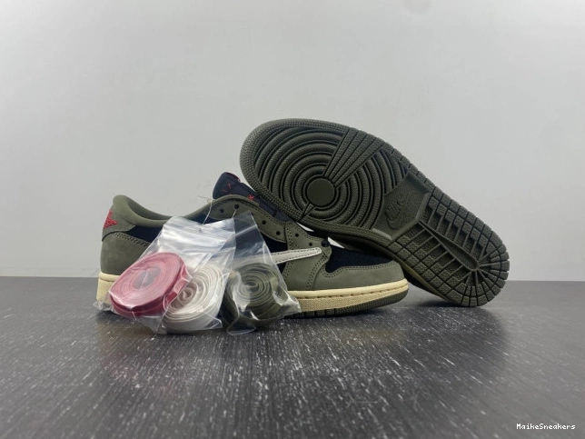 MaikeSneakers SP LOW X JORDAN AIR OG 'BLACK DM7866-002 OLIVE' TRAVIS SCOTT 1 0725